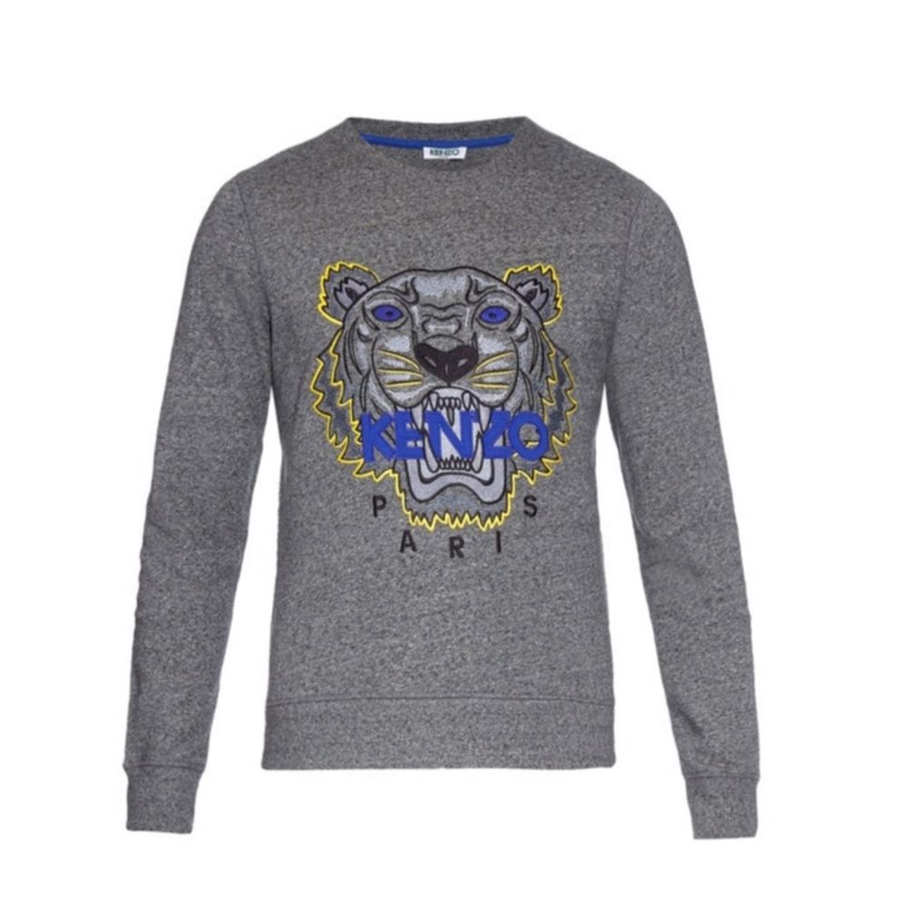 Kenzo Paris Yellow & Blue Tiger Sweater